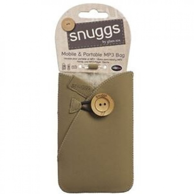 SNUGGS Mobil sleeve Universal Beige Mocca Uld på indersiden