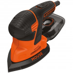 Black & Decker Slipmus 120W Med Tillbehör Black & Decker Slipmus 120W Med Tillbehör