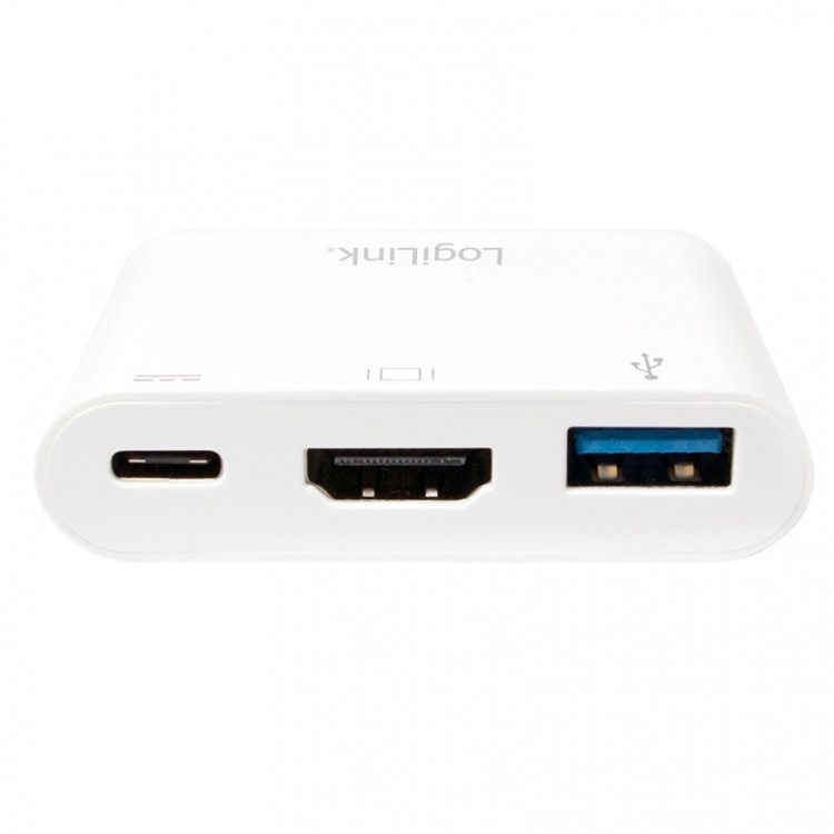LogiLink USB-C -> HDMI + USB-C + USB