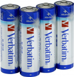 Verbatim Premium Alkaline, LR06 / AA batterier, 1,5 V, 4-pak
