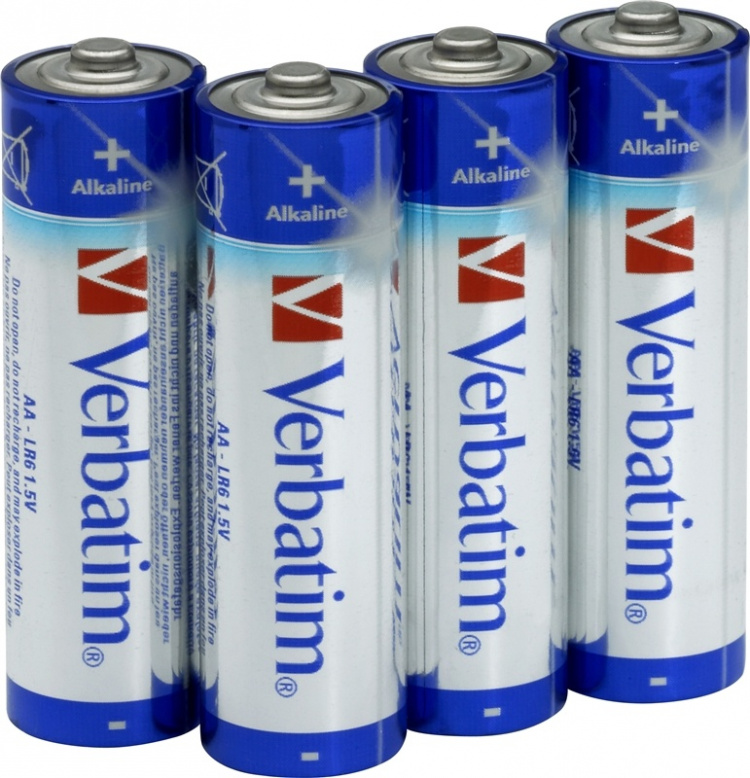 Verbatim Premium Alkaline, LR06 / AA batterier, 1,5 V, 4-pak