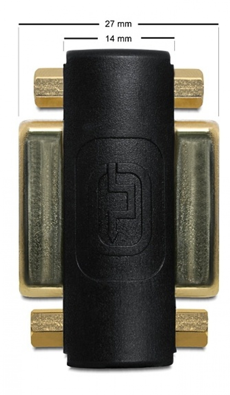 Delock Adapter DVI 24+5pin female / female