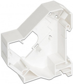 DeLOCK Keystone modulholder til montering på DIN-skinne, hvid