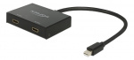 Delock Displayport 1.2 Splitter 1x mini Displayport in>2x HDMI out 4K