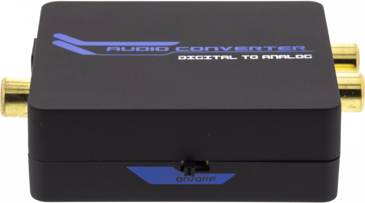 DELTACO audio converter from digital to analog with 3,5mm, black DELTACO audio converter from digital to analog with 3,5mm, black