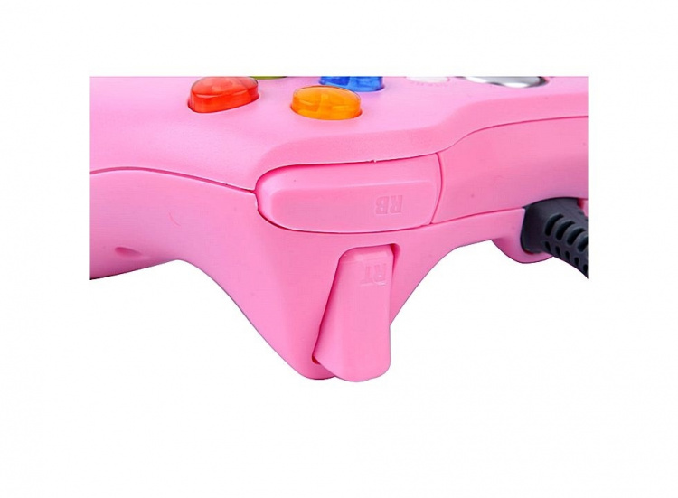 Rosa handkontroll till Xbox 360
