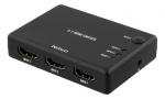 DELTACO HDMI Switch, 3 inputs to 1 output, sup 4K in 60Hz, 7.1, black