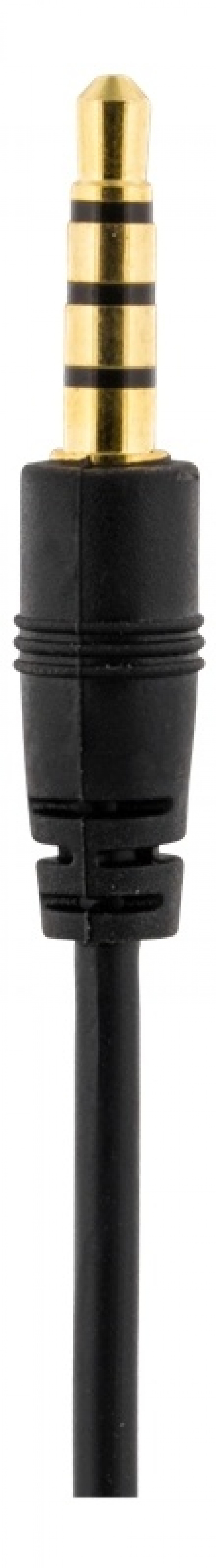 DELTACO headset til Ultrabooks og tablets, 1x3,5mm 4-pin, 1,8m