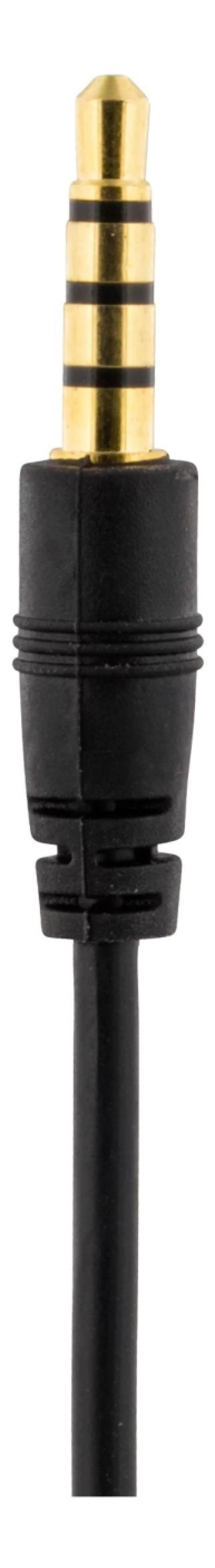 DELTACO headset til Ultrabooks og tablets, 1x3,5mm 4-pin, 1,8m