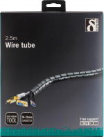 DELTACO Kabelskjulere i plast, 25mm diameter, 2,5m, værktøj, sort