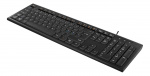 DELTACO Tastatur, nordisk layout, USB, 1,1m kabel, sort