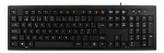 DELTACO Tastatur, nordisk layout, USB, 1,1m kabel, sort