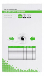 DELTACO U/UTP Cat6 Patch Cable, LSZH, 305m box, white