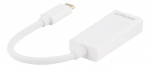 DELTACO USB 3.1 to DP adapter, Type C ma - DP fe, 4K, UHD, white DELTACO USB 3.1 to DP adapter, Type C ma - DP fe, 4K, UHD, white