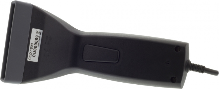 Stregkodelæser med CCD-teknologi, 80mm rækkevidde, USB-strøm, sort