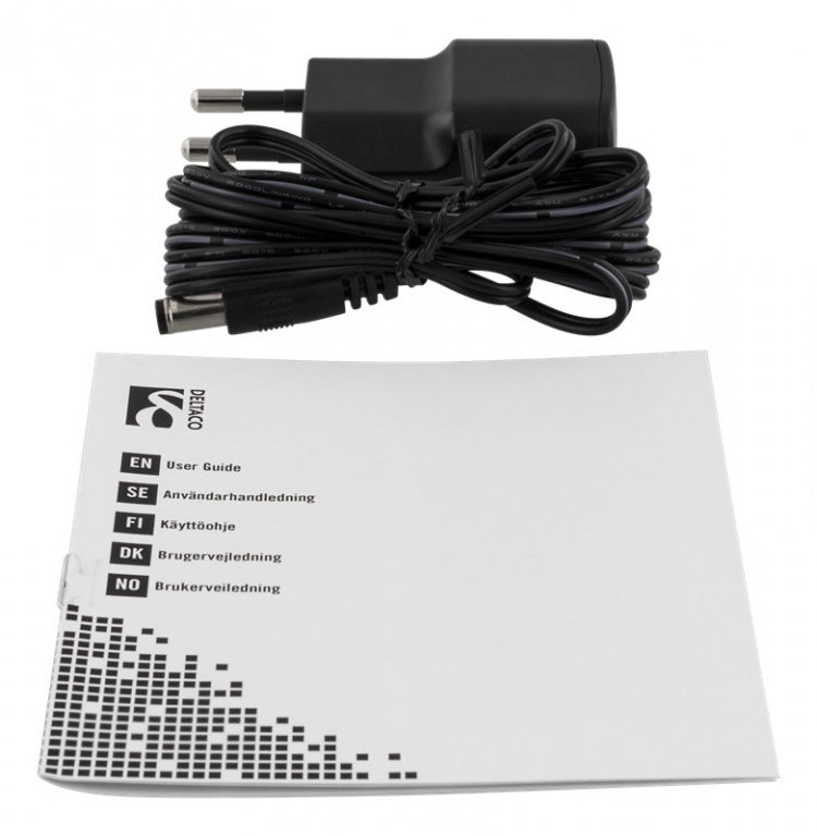 DELTACO PRIME HDMI splitter, 1 in, 2 out, HDMI 2.0, 4K, UHD, 3D, black DELTACO PRIME HDMI splitter, 1 in, 2 out, HDMI 2.0, 4K, UHD, 3D, black