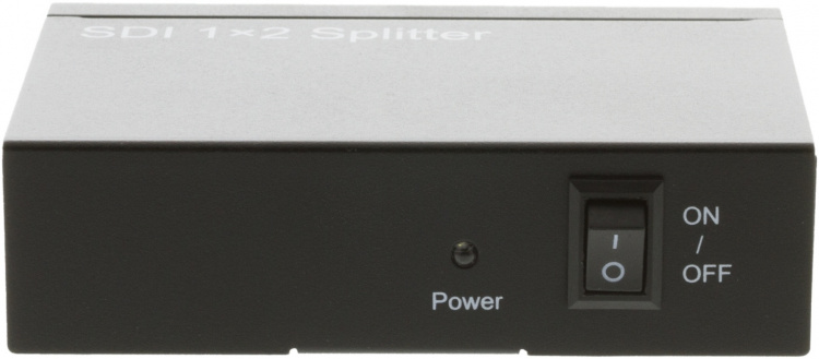 SDI-splitter fra en enhed til to, 3G/HD-SDI, 1080p, 12 bit, BNC, metal