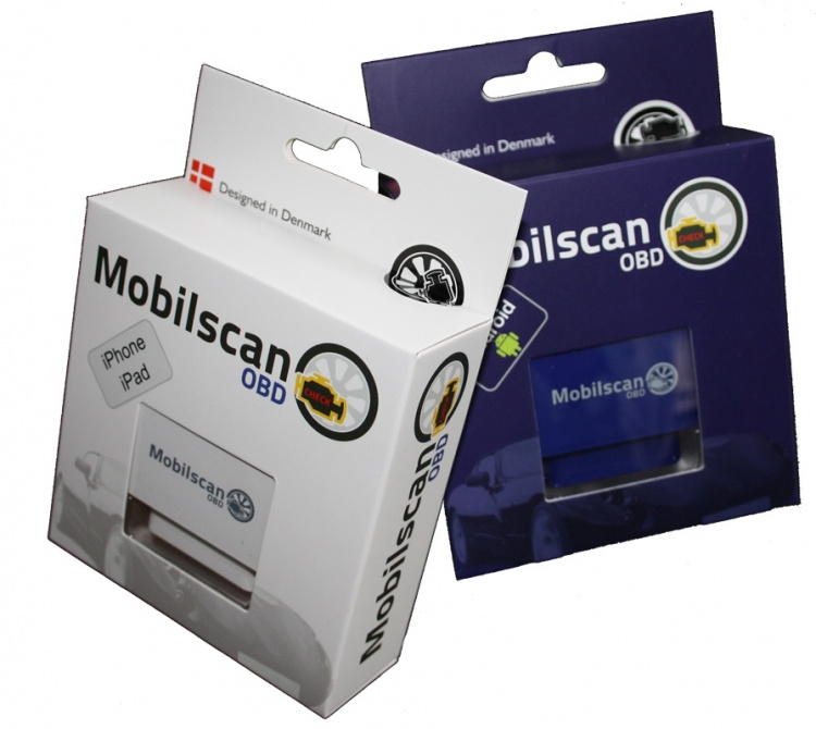 MobileScan iphone OBD adapter, wifi, diagnostisk interface