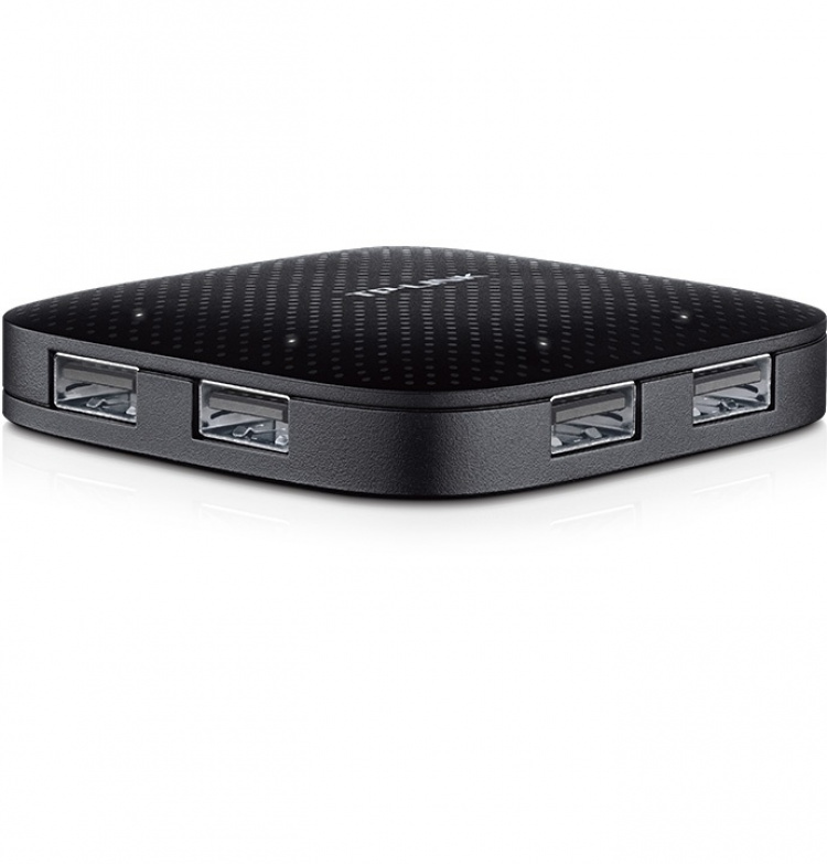 TP-Link UH400, USB Hub, 4xUSB-A 3.0, built-in connection cable, black