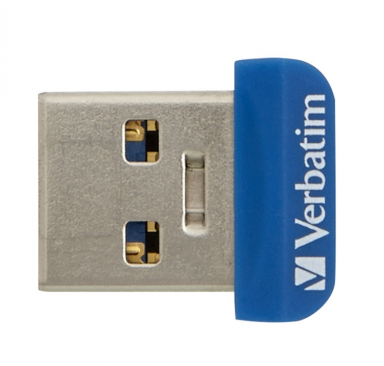 Verbatim StoreNStay Nano U3, USB3.0 memory, 16GB, blå