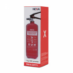 Nexa brandsläckare, 2 Kg ABC-pulver med väggfäste (13402)