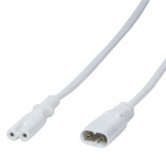 LogiLink Apparatsladd förlängning, 2m, Vit