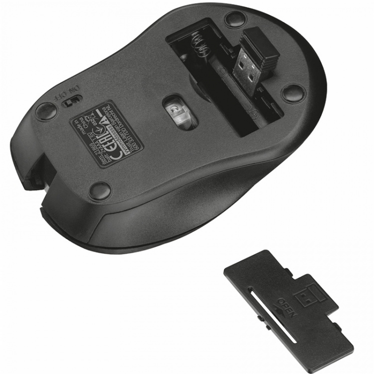 Trust Mydo Silent Click Trådlös mus (21869)