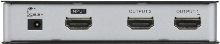 ATEN 2-ports HDMI-splitter for at dele billedet op til 2 skærme, 4k,