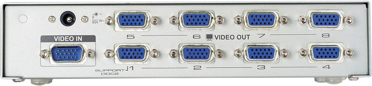 ATEN, VGA-splitter, 1-8, 1920x1440, HD15 han - 8xHD15 hun