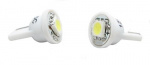 LED-positionslys, fatning W5W, 1-LED (2-pak) Hvid