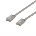 DELTACO U/UTP Cat6 patch cable, flat, 0,5m, 250MHz, gray DELTACO U/UTP Cat6 patch cable, flat, 0,5m, 250MHz, gray
