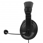 DELTACO USB stereo-headset, 40 mm drivere, 32 ohm, 20Hz-20kHz, 96dB ±