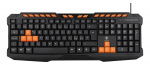 DELTACO GAMING keyboard, anti-ghosting, USB, nordic, black/orange DELTACO GAMING keyboard, anti-ghosting, USB, nordic, black/orange