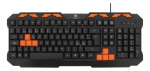 DELTACO GAMING keyboard, anti-ghosting, USB, nordic, black/orange DELTACO GAMING keyboard, anti-ghosting, USB, nordic, black/orange