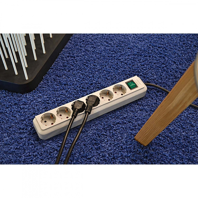 brennenstuhl Forlængelse sokkel Eco-Line 3-vejs 3.00 m Hvid - Beskyttelseskontakt TYPE F