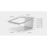 Desire2 Laptop Stander Riser Elevator Justerbar Universal Sølv Desire2 Laptop Stander Riser Elevator Justerbar Universal Sølv