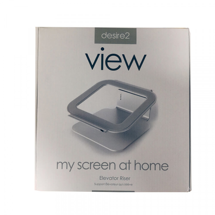 Desire2 Laptop Stander Riser Elevator Justerbar Universal Sølv Desire2 Laptop Stander Riser Elevator Justerbar Universal Sølv