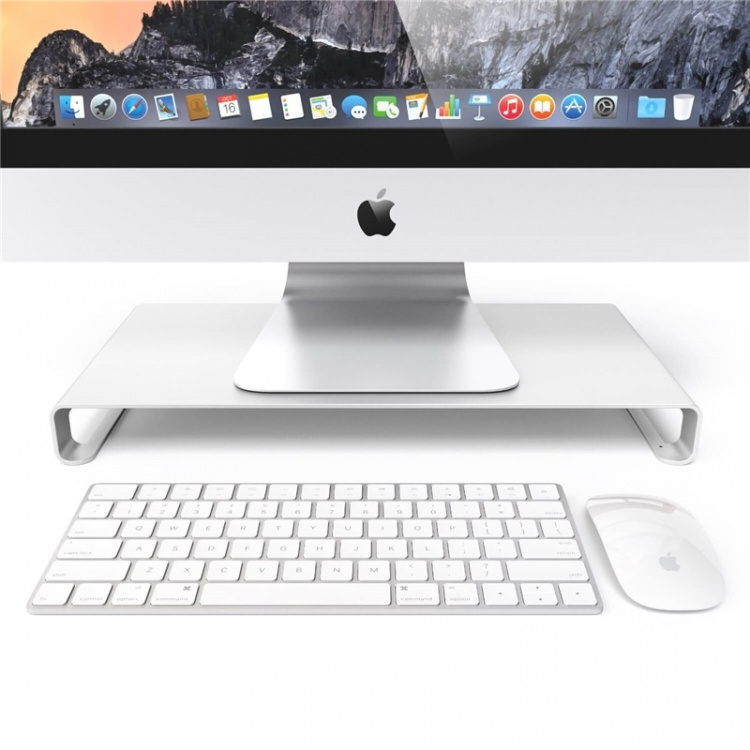 Desire2 Monitor/Laptop Stander Universal Sølv