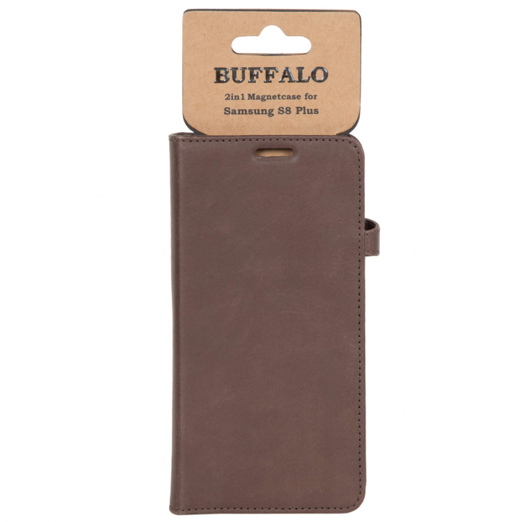 Buffalo Wallet Læder Samsung S8 Plus Brun Buffalo Wallet Læder Samsung S8 Plus Brun