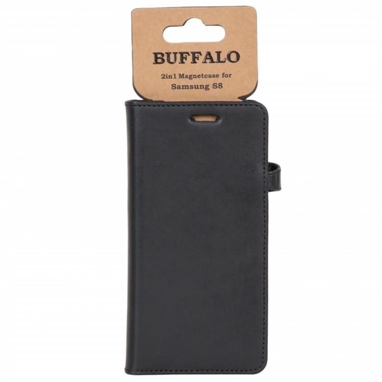 Buffalo Wallet Læder Samsung S8 Sort