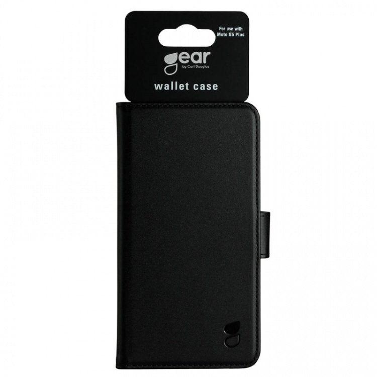 Gear Wallet Moto G5 PLUS Sort