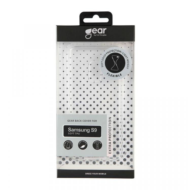 Gear Mobilcover TPU Transparent - Samsung S9