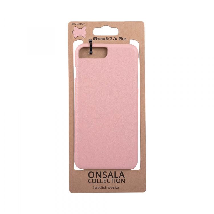 Onsala COLLECTION Mobil Cover Læder Rosa iPhone 6/7/8 PLUS