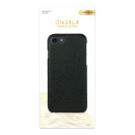 Onsala Mobilcover Sort Læder iPhone 6/7/8/SE2020/22