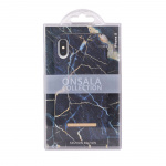 Onsala COLLECTION Mobil Cover Soft Black Galaxy Marble iPhone X/XS