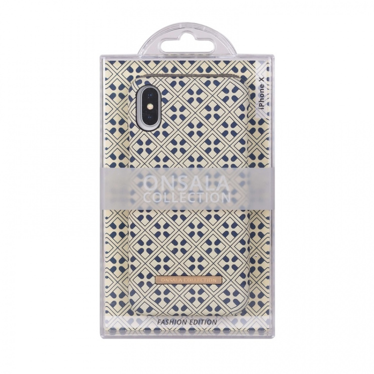 Onsala COLLECTION Mobil Cover Soft Blue Marocco iPhone X/XS