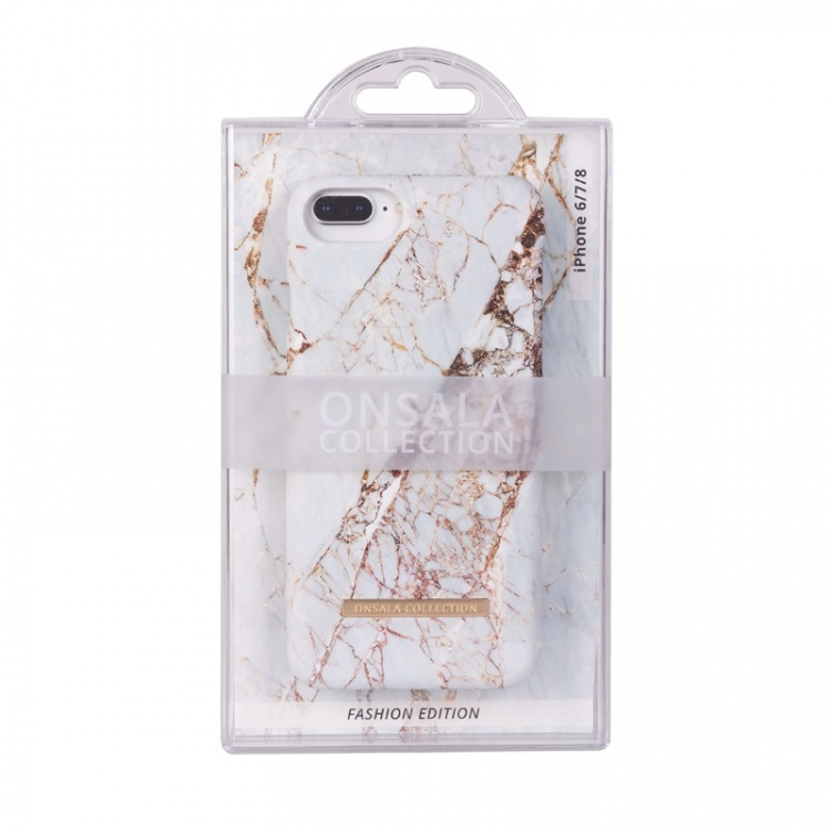 Onsala Mobilcover Soft White Rhino Marble iPhone 6/7/8/SE2020/22