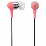 Hama Hovedtelefon In-Ear Shiny Sølv Rosa Mic