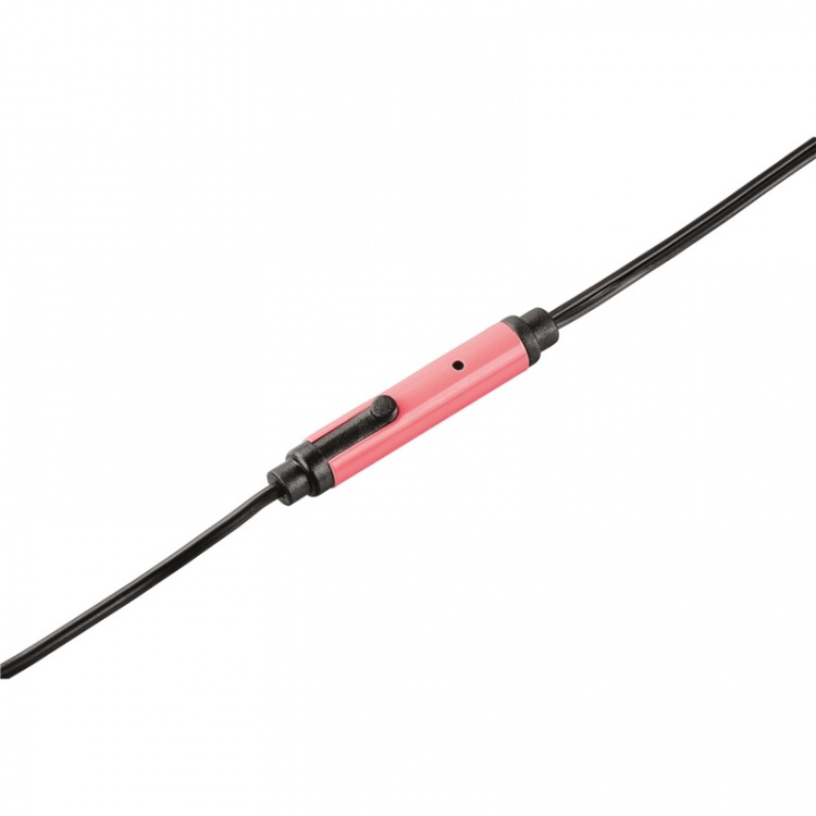 Hama Hovedtelefon In-Ear Shiny Sølv Rosa Mic