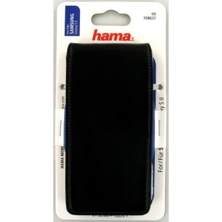 Hama Mobiltaske Samsung Galaxy S2 Flip-Front Sort Læder